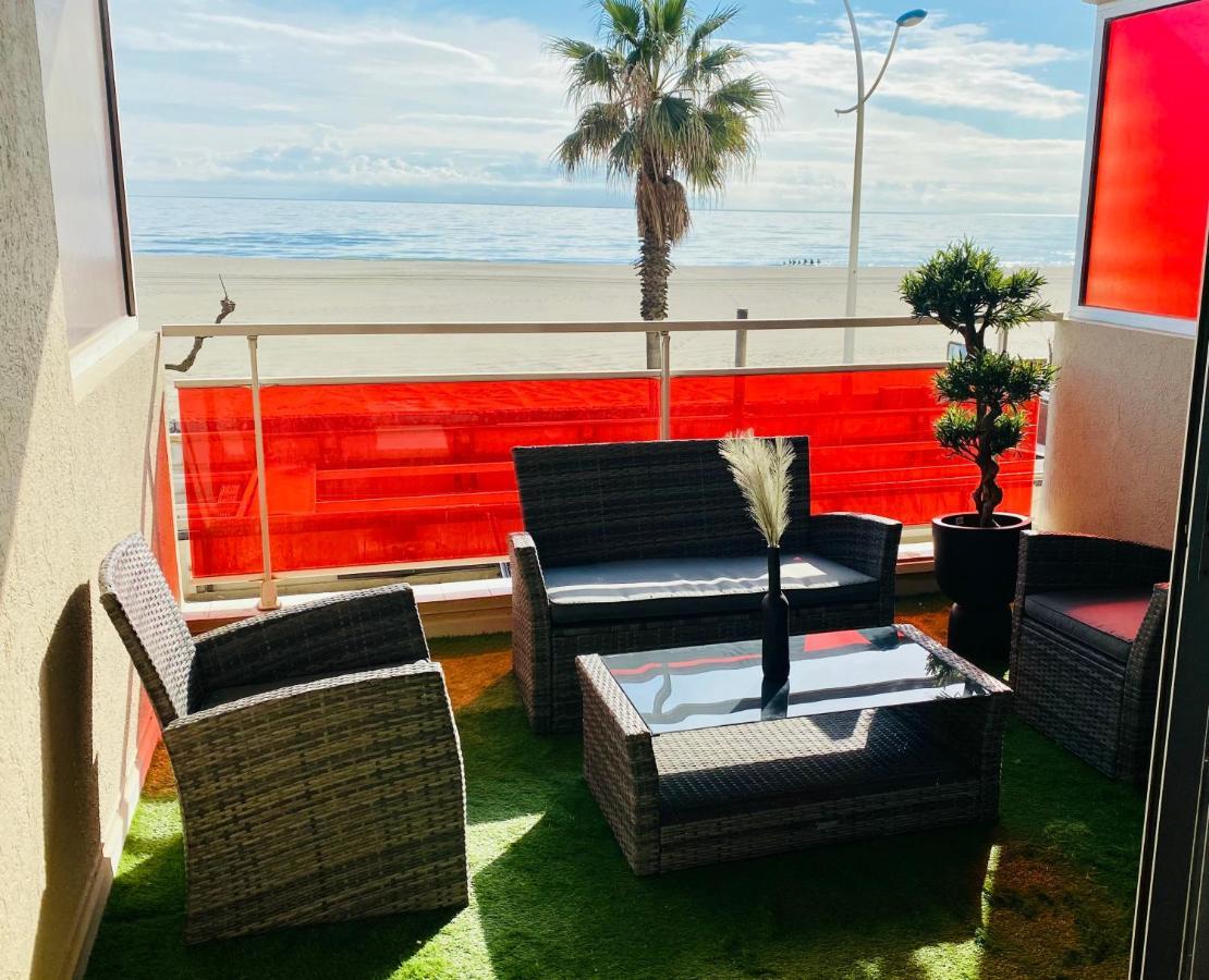 "Dream" Magnifique Vue Mer, Terrasse, Parking, Le Reve Apartment Canet-en-Roussillon Bagian luar foto